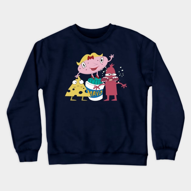 Wacky Deli, Yeah! Crewneck Sweatshirt by InsomniackDesigns